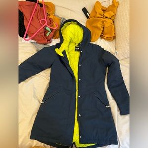 The north face parka coat